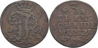 Preussen Aurich 3 Pfennige Friedrich II., 1740-1786 -