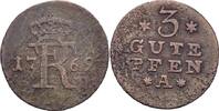 Brandenburg-Preussen 3 Pfennig Friedrich II. der Große (1740-1786) -