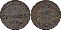 Bayern 1 Pfennig Maximilian II. 1848-64 -