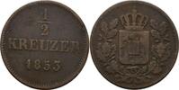 Bayern 1/2 Kreuzer Maximilian II. 1848-64 -