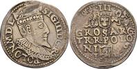 Polen Olkusz Dreigröscher Trojak Sigismund III. 1587-1632 -