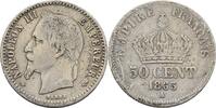 Frankreich 50 Centimes Napoleon III., 1852 - 1870 -