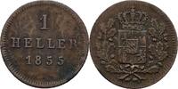 Bayern München 1 Heller Maximilian II. Joseph 1848-1864 -