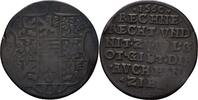 Sachsen Rechenpfennig Johann Friedrich II. allein 1554-1567 -