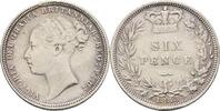 Großbritannien 6 Pence Victoria, 1837-1901 -