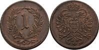 RDR Ungarn Marke zu 1 Kreuzer Karl VI., 1711-1740 EF