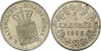 Bayern 1 Kreuzer 1863 Maximilian II. Joseph 1848-1864 Vorzüglich 11.26 £ Tax included +  6.06 £ shipping