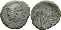 Königreich Bosporus 47 - 43 Asander, ca. 46 - 16 v. Chr. Überprägungsspuren, ss