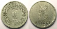 Emergency coins and tokens THAON-LES-VOSGES (88) Société Coopérative Elie 25.10b 5 F Al,R 36 mm TTB -