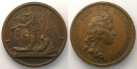 Tokens and Medals bronze Medals of Louis XIV année 1666 MAUGER La clémence du Roi bronze 41mm SUP -
