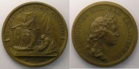 Tokens and Medals bronze Medals of Louis XIV année 1666 MAUGER La clémence du Roi bronze 41mm SUP -