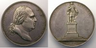 Tokens and Medals Medals of Louis XVIII Erection de la Statue de Turenne à Sedan ANDRIEU/BARRE Argent 25 août 1823 TTB+ -