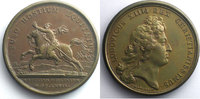 Tokens and Medals bronze Medals of Louis XIV année 1667 MAUGER/J.B. DUFOUR Déroute du Comte de Marsin et du Prince de Ligne près de Bruges bronze 41mm SUP -