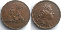 Tokens and Medals bronze Medals of Louis XIV année 1702 MAUGER/Jean DOLLIN Bataille de Friedlingen bronze 41mm SUP -