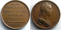 Tokens and Medals bronze Medals from Louis XV Année 1730 Duvivier/non signée Naissance du Duc d'Anjou bronze 41mm SUP/FDC -