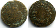French revolutionary coins 2 Sols G.25 2 Sols François 1792 AA (Metz) TTB -