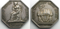 Tokens and Medals jeton Numismatique de la Justice Avoués jeton octogonal en argent Cour d'appel à Paris TTB+/SUP -