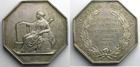 Tokens and Medals jeton Numismatique de la Justice Avoués jeton octogonal en argent tribunal de Ière instance de Paris 1849 SUP/FDC -