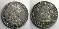 Coins of Lorraine Jeton rond en argent Duchy of Lorraine Charles IV en éxil (1634-1661) Jeton rond en argent Louis XIV 1661 TTB -