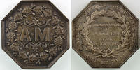 Tokens and Medals Jeton Numismatics of insurance companies Seine et Marne Jeton octogonal en argent Incendie SUP -