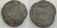 Coins of Lorraine Gros Duchy of Lorraine Charles II (1390-1431) Gros au Lion heaumé SIERCK TB+/TTB -