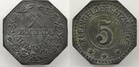 Emergency coins from Alsace-Lorraine ALGRINGEN (Algrange) (57) Gemeinde Algringen 5 (pf) Zn,8 19mm TTB -