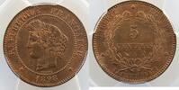 Coins of France 1793-1959 5 Centimes 5 Centimes G.157a Cérès 1898 A (Paris) PCGS-MS64RB pr.FDC -