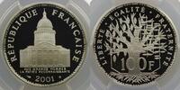 Coins of France 1959-2001 100 Francs 100 Francs G.898 Panthéon 2001 PCGS-PR69DCAM BE -