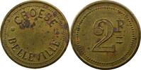 Emergency coins and tokens  BELLEVILLE (54)  CROESE  2 F  Laiton, rond  ... 43.35 £  +  6.07 £ shipping
