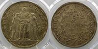Coins of France 1793-1959 5 Francs 1876 A 5 Francs  G.745  Hercule  1876... 86.70 £  +  6.07 £ shipping