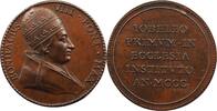 Vatican and Papal States bronze Innocent XII (1691-1700) Boniface VIII (1294-1303) médaille de restitution des Papes par Ferdinand de Saint-Urbain bronze TTB+ (trou rebouché) -