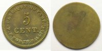 Emergency coins and tokens LE VAST (50) Fabrique du Vast - P.F. FONTENILLIAT Elie 10,1 5 c Cu,R uniface 18,5 mm TTB -