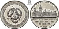DEUTSCHLAND Sn-Medaille 1865 DRESDEN deutscher S&auml;ngerbund f. stgl 29.62 &pound;  +  24.54 &pound; shipping