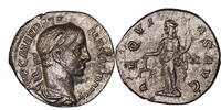 Roman Empire Denarius Severus Alexander AR Denarius - AEQVITAS AVG -