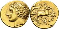 Ancient Greek Sicily, Syracuse AU Dekadrachm or 50 Litrai – Tyrant Agathokles Dekadrachm circa 317 – 310 BC. Ch VF