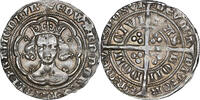 England Edward III AR Groat – Plantagenet – Pre-Treaty Coinage (London Mint) Groat 1351 – 1361 AD. VF