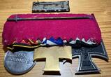 Deutsches Kaiserreich Ordenspange 1914-1918 3er Ordensspange + Miniatur sehr guter Zustand, siehe Fotos
