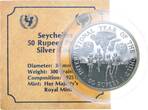 Seychellen 50 Rupien 1981 Internationales Jahr des Kindes Proof in Kapsel mit Zertifikat
