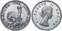 Süd Afrika 5 Schilling Laufender Springbock - Königin Elisabeth II. -
