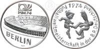 Silbermedaille Berlin Fußball WM 1974 - BRD -