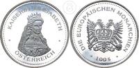 Österreich Silbermedaille Die Europäischen Monarchien - Kaiserin Elisabeth -