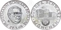 Silbermedaille Rohde und Schwarz München - 60 Jahre - Dr. Hermann Schwarz -