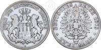 Deutsches Kaiserreich - Hamburg 2 Mark Hansestadt Hamburg -