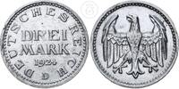 Deutschland - Weimar 3 Mark Weimarer Republik - 3 Reichsmark Kursmünze -