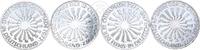 Deutschland BRD 4 x 10 DM Bundesrepublik 4x 10 DM 1972 'Olympiade Deutschland' Satz DFGJ -