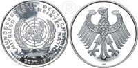 Deutschland Silbermedaille BRD Medaille Silbermedaille Silber 1973 UNO Vollmitglied BRD 18.09.1975 -