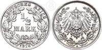 Deutsches Kaiserreich 1/2 Mark 1/2 Reichsmark -