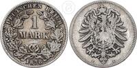 Deutsches Kaiserreich 1 Mark 1878 E Reichsmark - kleiner Adler schön 13.79 £ Tax included +  6.07 £ shipping
