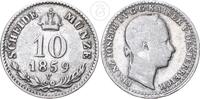 Habsburg 10 Kreuzer Österreich - Ungarn - Kaiser Franz Joseph I. -