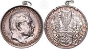 Deutschland - Weimarer Republik 5 Mark Silbermedaille als Anhänger Medaille von Karl Goetz in Fassung - Reichspräsident Paul von Hindenburg -